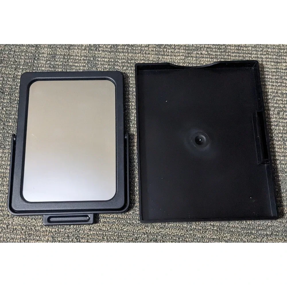 Mary Kay Black Folding Make-Up Travel Mirror with‎ Mesh Bag Approx 5